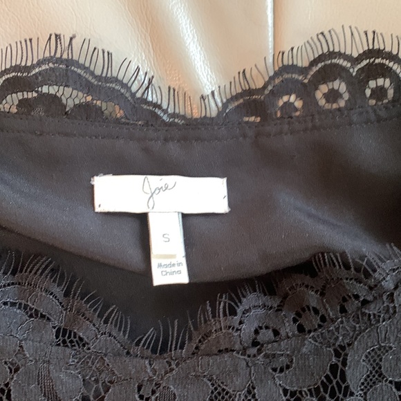 Joie Black Floral Lace Shift Dress - Picture 6 of 9